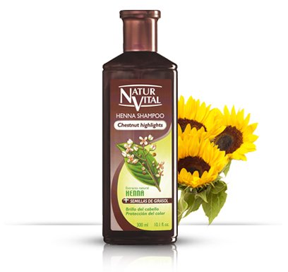 Natur Vital Henna And Chestnut Hair Shampoo