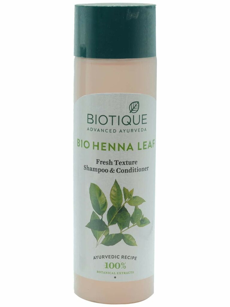 Biotique Henna Leaf Fresh Texture Shampoo And Conditioner