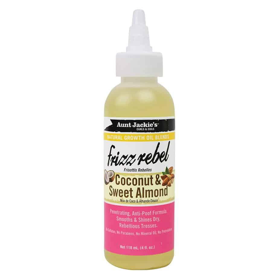 Aunt Jackie’s Frizz Rebel, Coconut, & Sweet Almond Natural Growth Oil