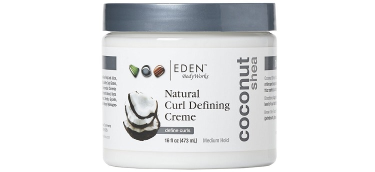 EDEN BodyWorks Coconut Shea Curl Defining Creme |16 oz | Moisturize Protect Against Humidity, Add Shine