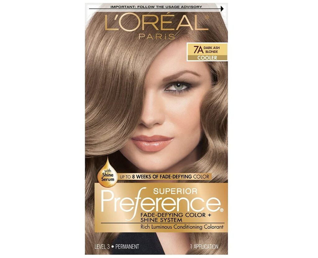 L’Oreal Paris Superior Preference Fade-Defying 7A Dark Ash Blonde