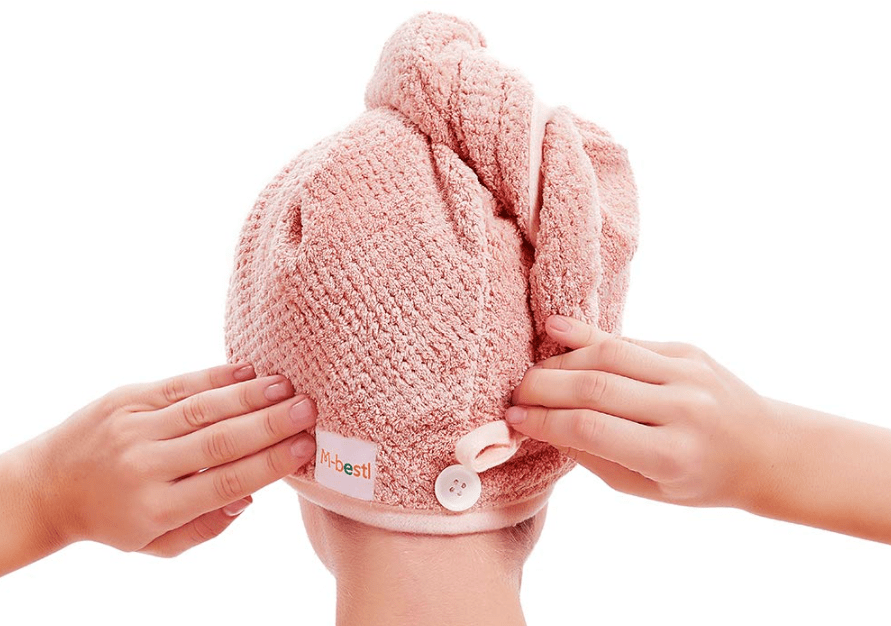 M-Best microfiber hair towel 