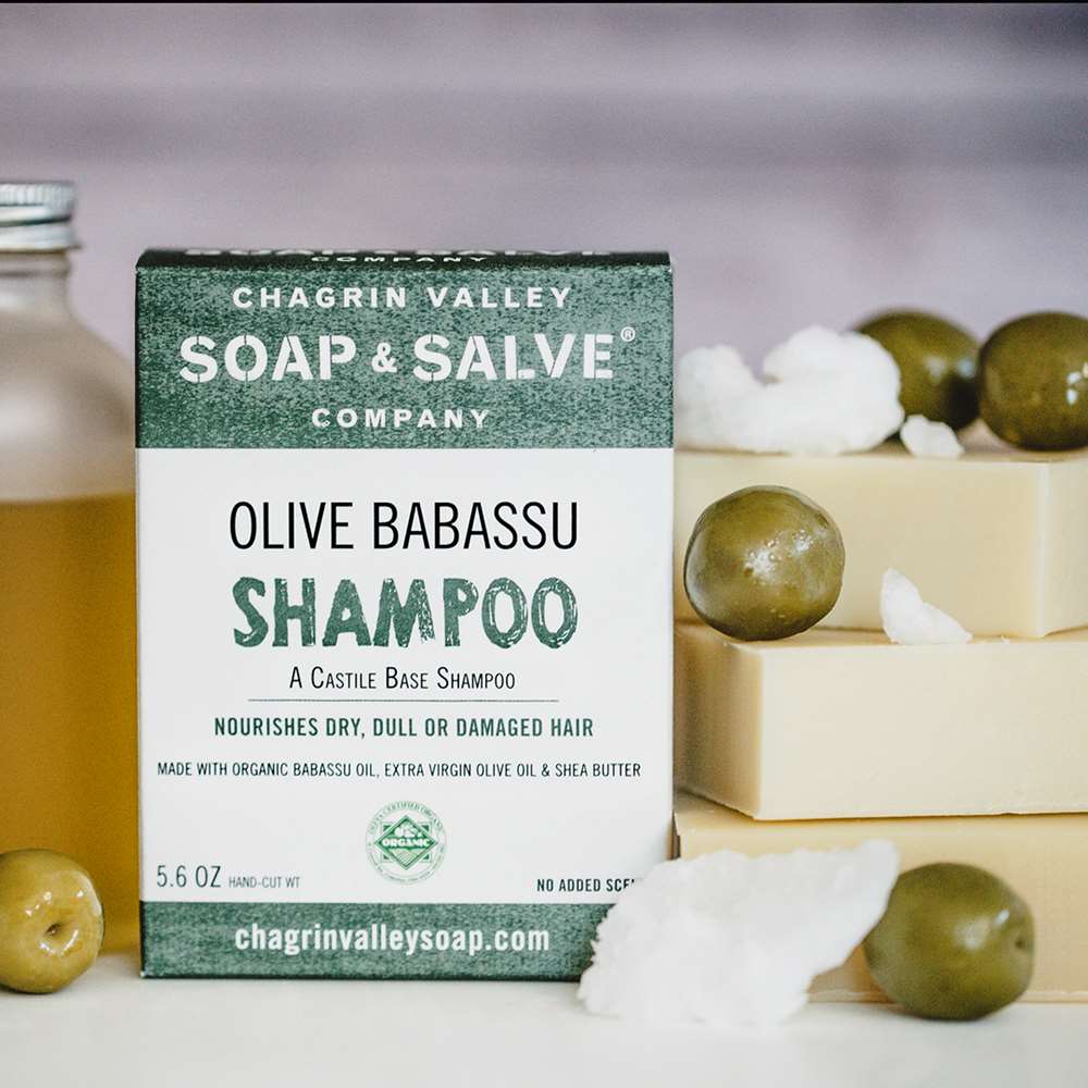 Olive Babassu Shampoo Bar by Chagrin Valley