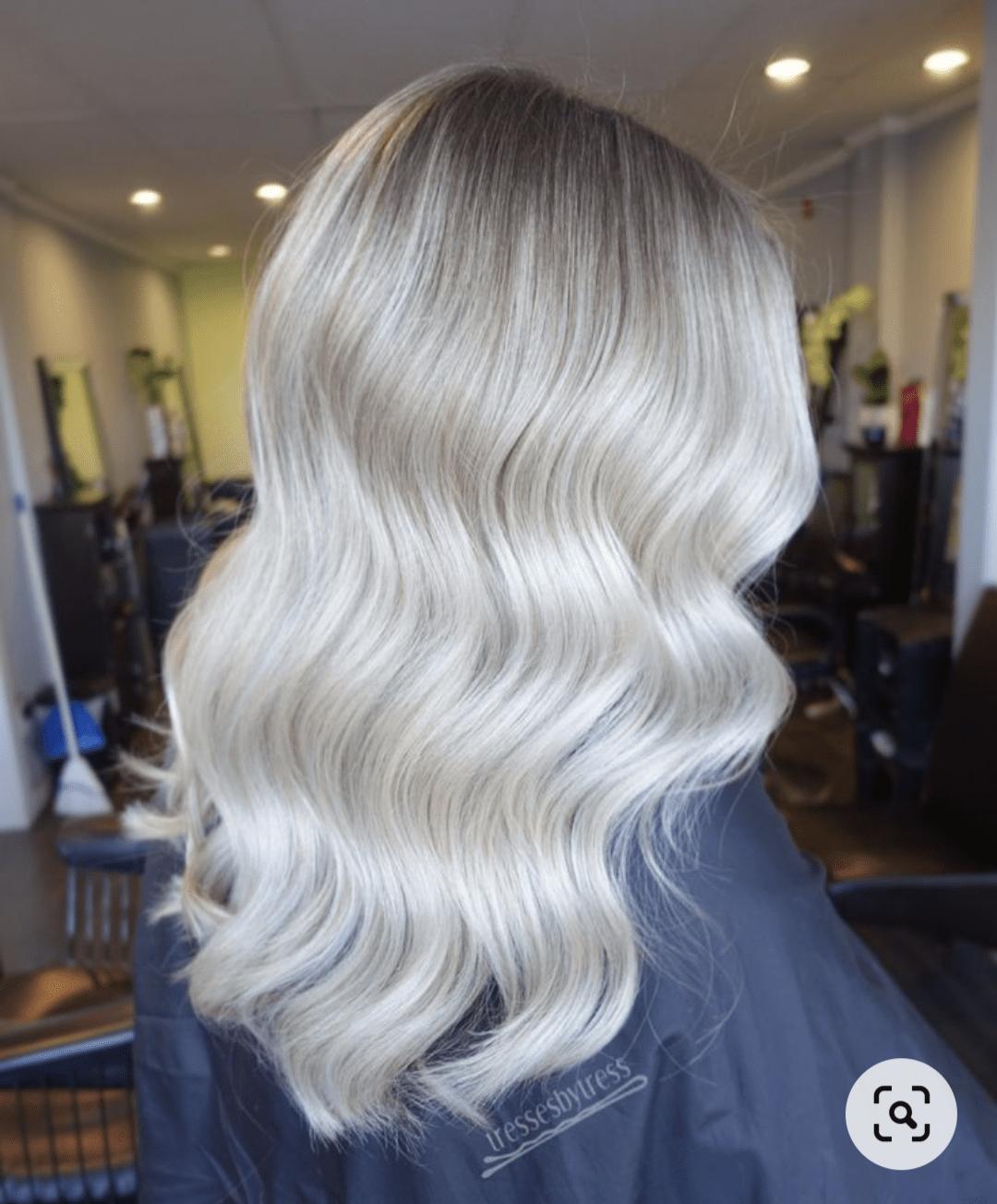 Platinum Balayage Hair