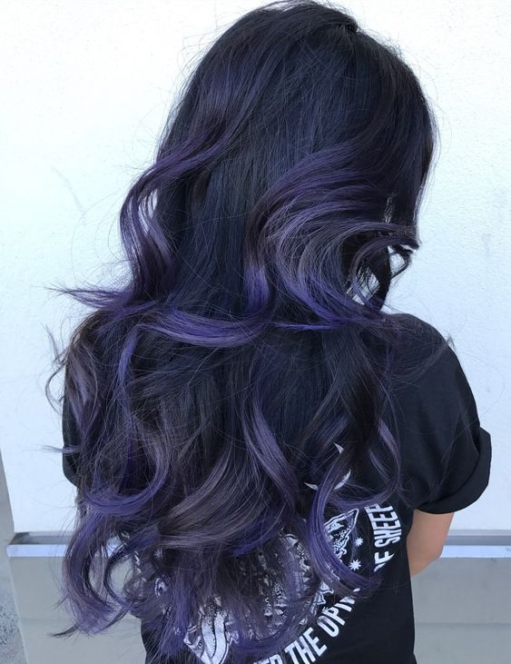 Black and Blue/Purple