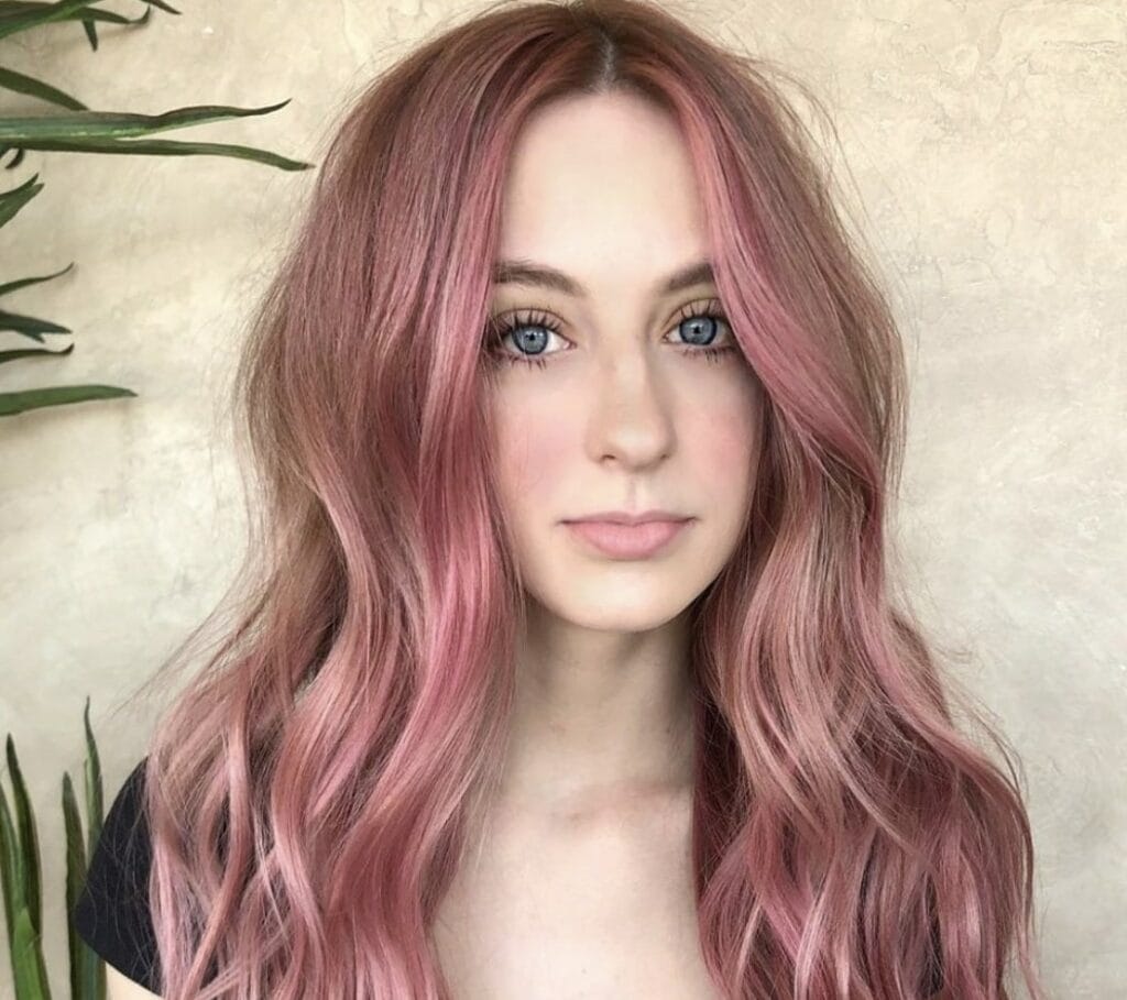 Pink hair