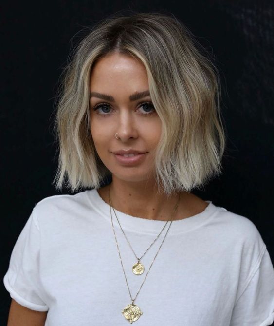 Blunt Bob Balayage