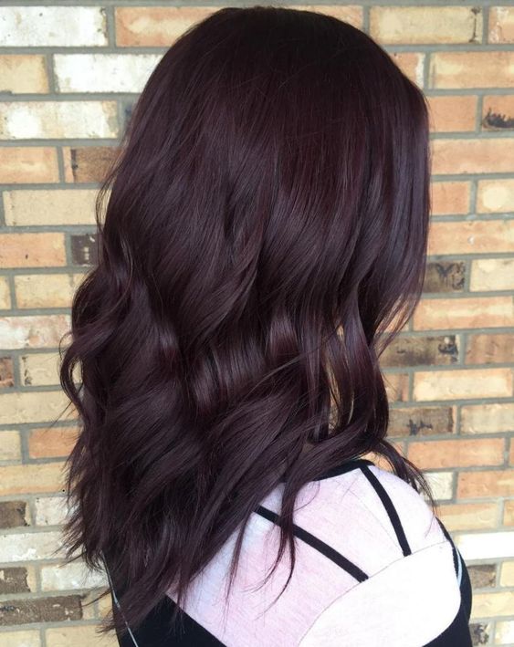 Healthy Black Cherry Hair