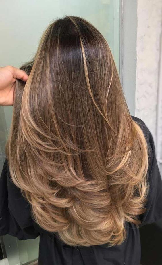 Blonde-Caramel Balayage