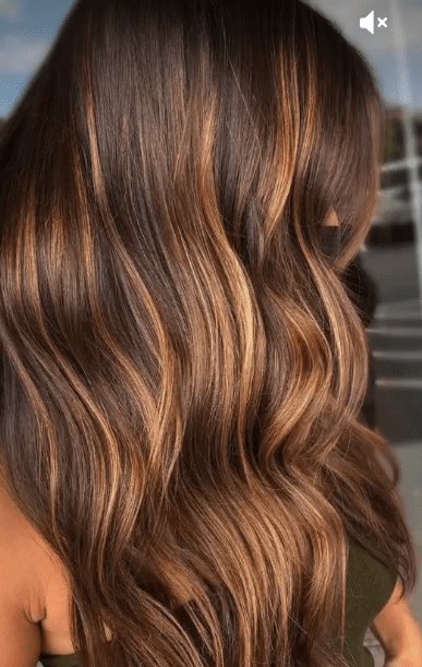 Golden Caramel Balayage