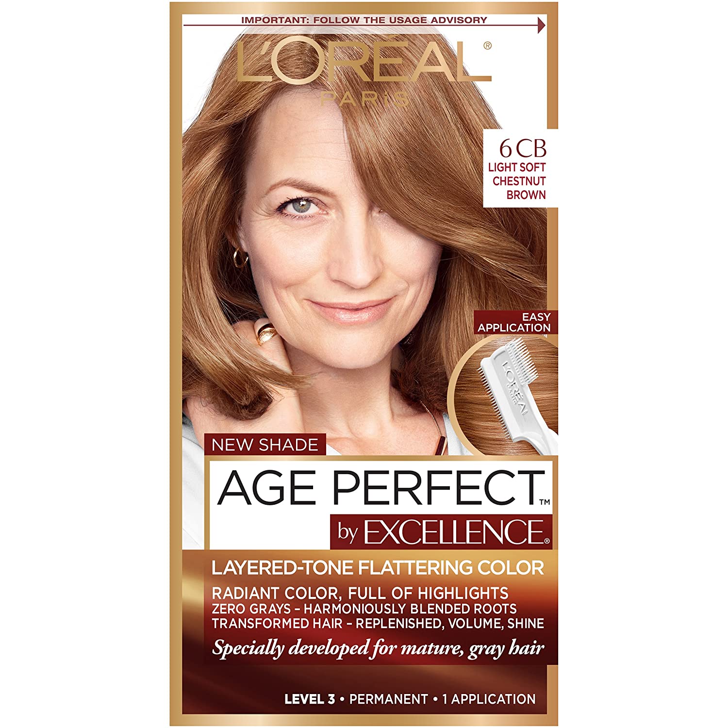 L'Oreal Paris ExcellenceAge Perfect Layered Tone Flattering Color