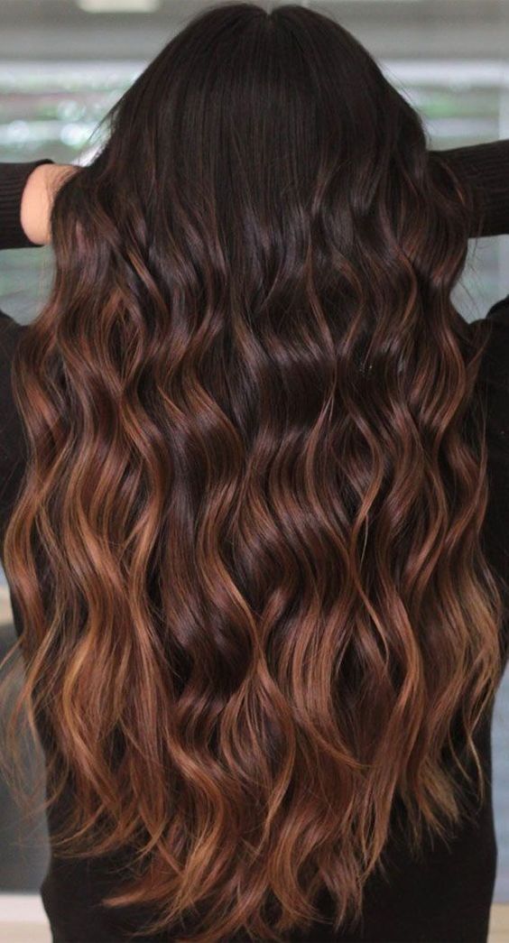 Red Caramel Balayage