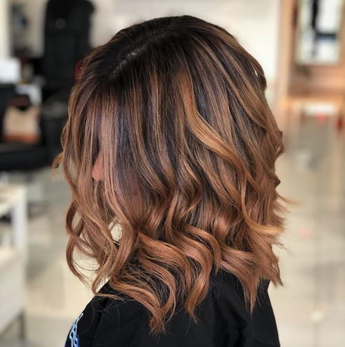 Short Caramel Balayage