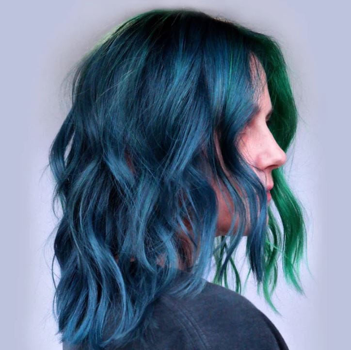 Girl With Blue Hair