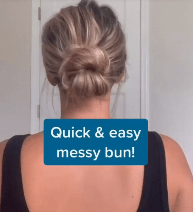 Faux Low Ballerina Bun