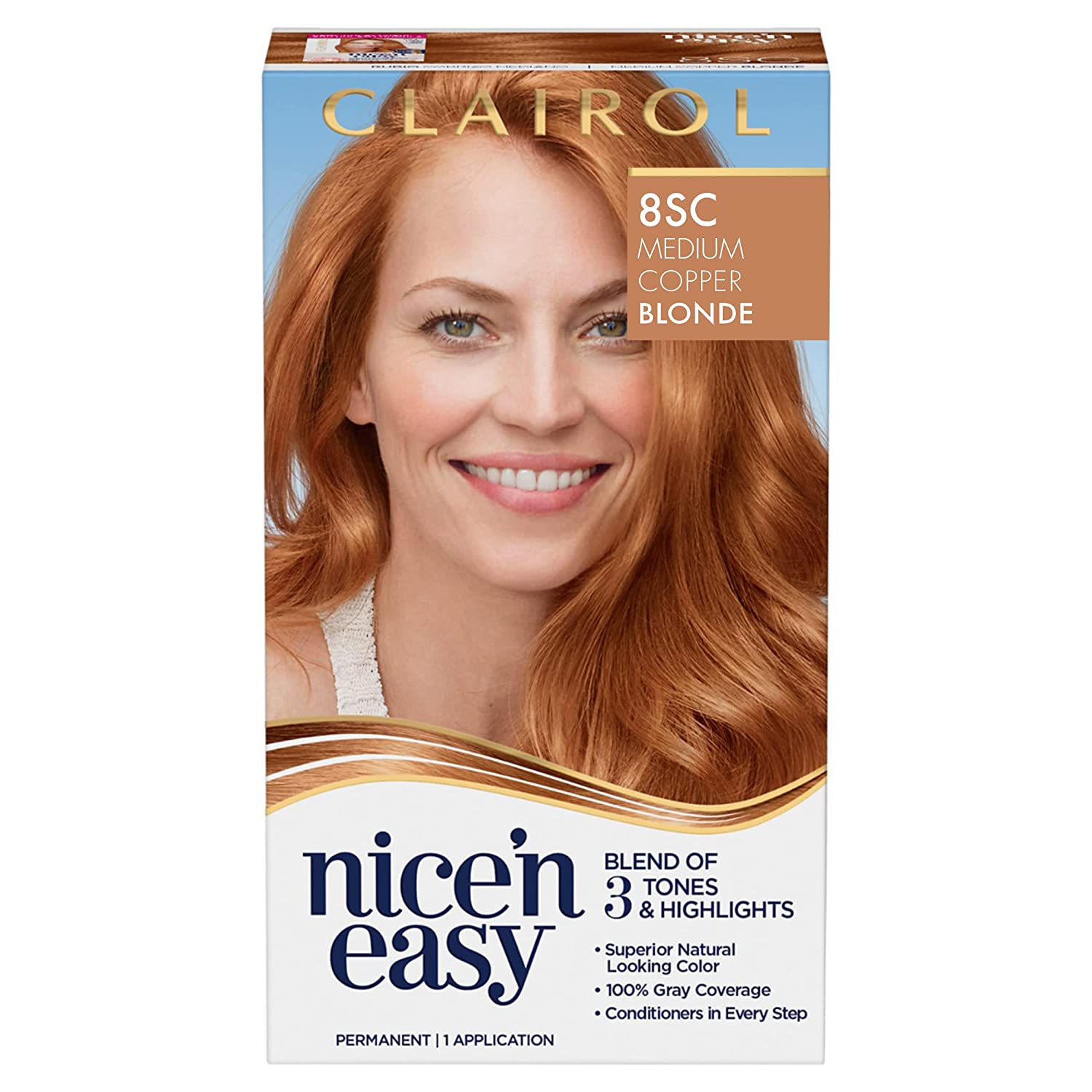 Clairol Nice n' Easy in Medium Copper Blonde