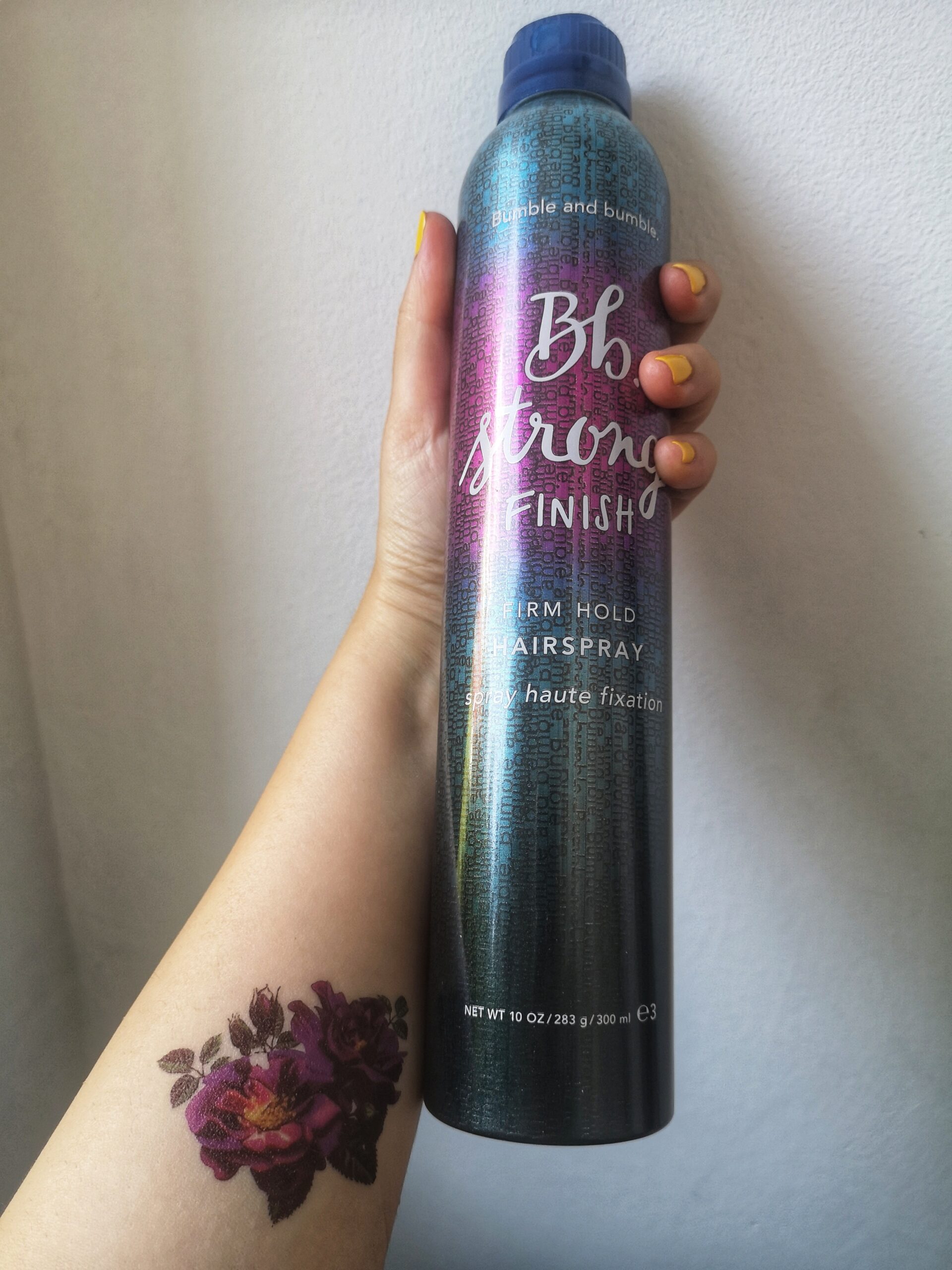 BB hair spray lock in feature