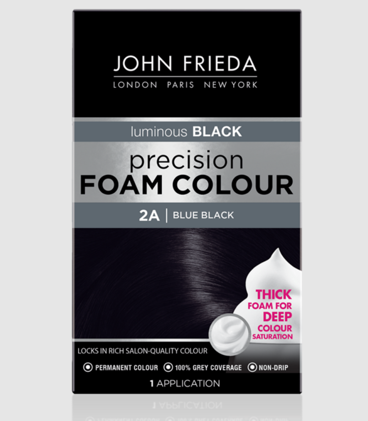 John Frieda Precision Foam Color in 2A Luminous Blue Black