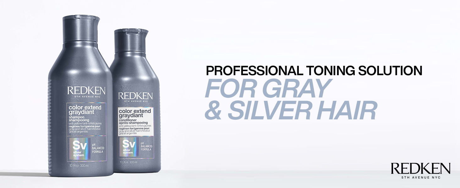 redken color extend graydient greydient shampoo conditioner color treated haircolor salon