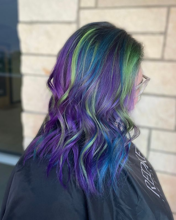 Blues, Purples, and Greens