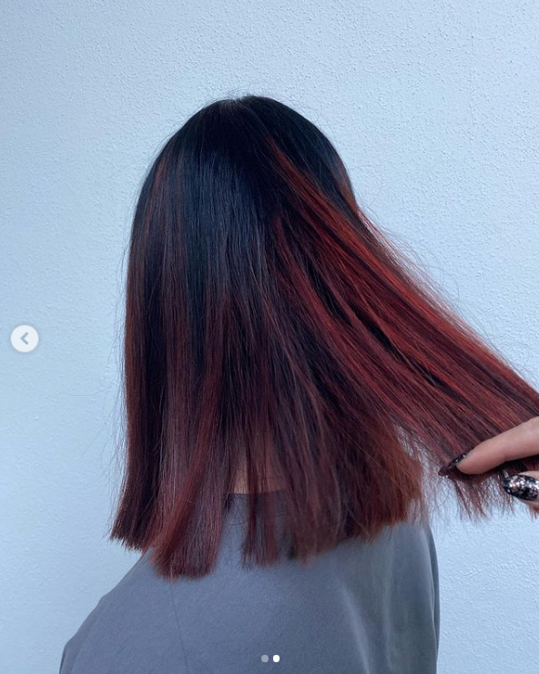 Burgundy Ombre