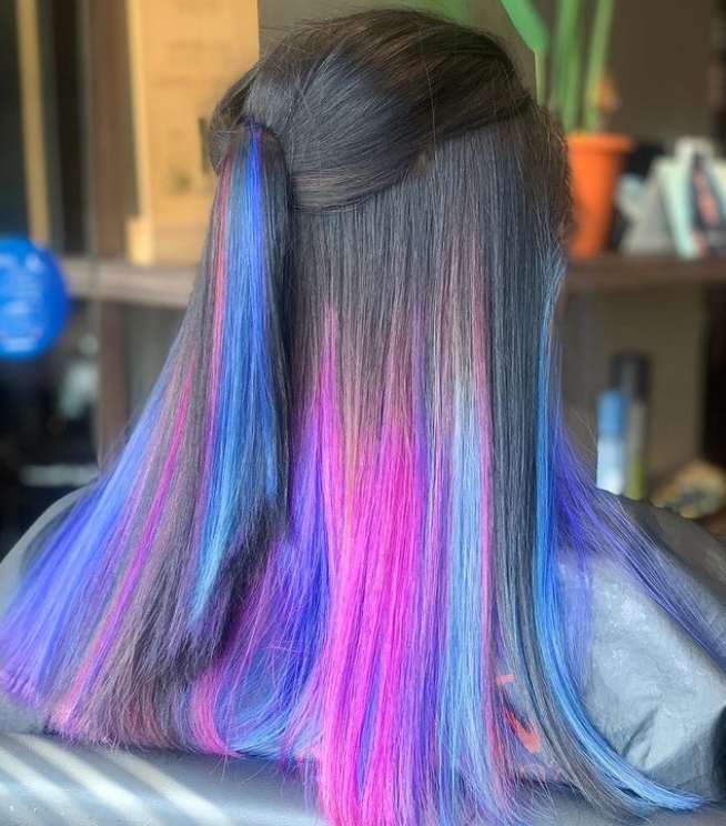 Galaxy Hair Updo