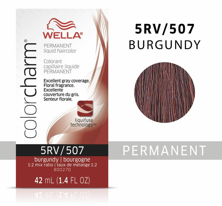 Wella Color Charm Liquid Permanent Hair Color in Burgundy