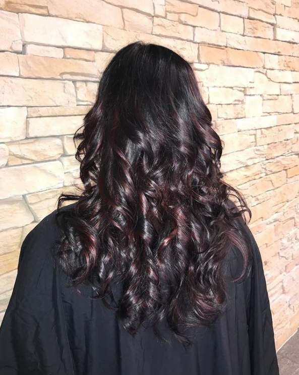 Subtle Red Balayage