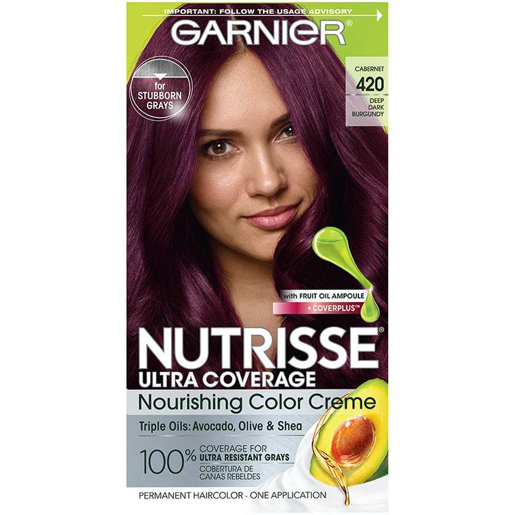 Garnier Nutrisse Ultra Coverage Nourishing Hair Color Creme in Cabernet