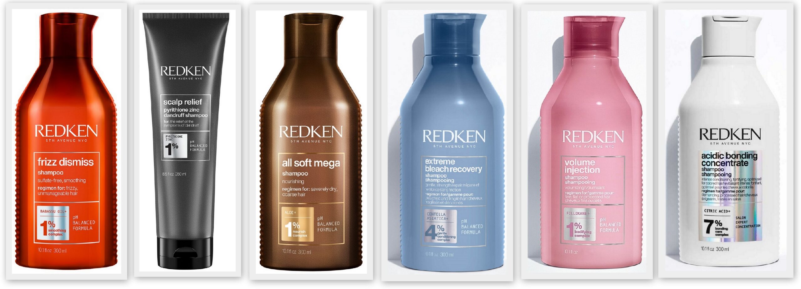 redken shampoos