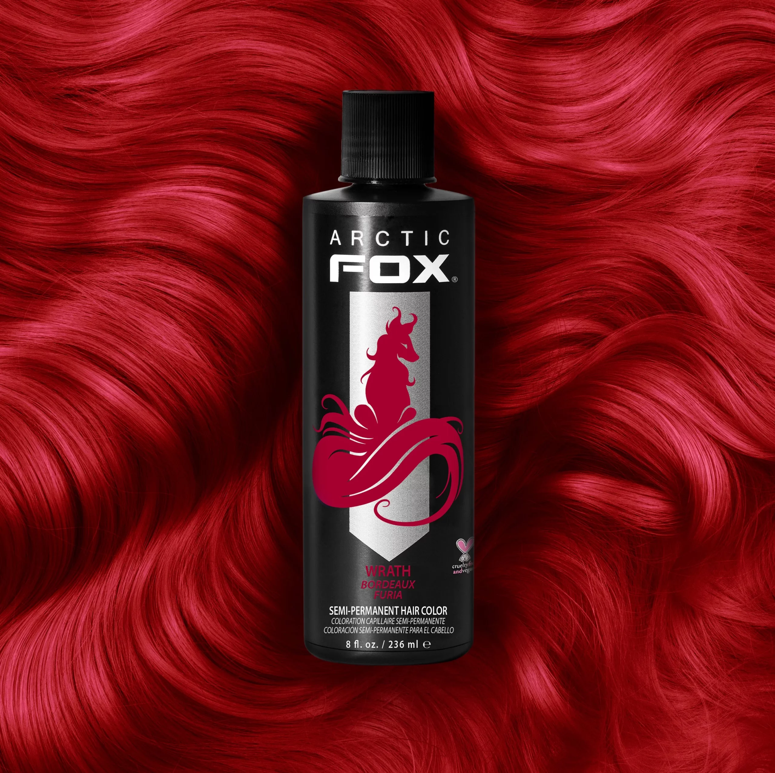 Arctic Fox Semi-Permanent Hair Dye in Wrath