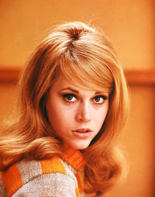 Young Jane Fonda - Long Hair Throwback