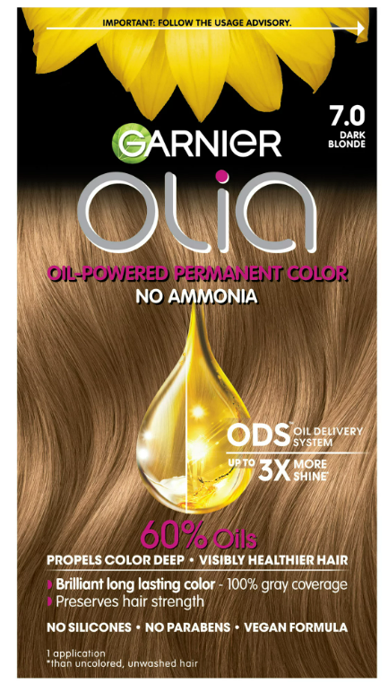 Garnier Olia Oil-Powered Permanent Color In Dark Blonde