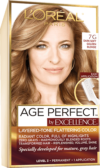 L'Oreal Age Perfect Radiant Color In 7G Dark Natural Golden Blonde