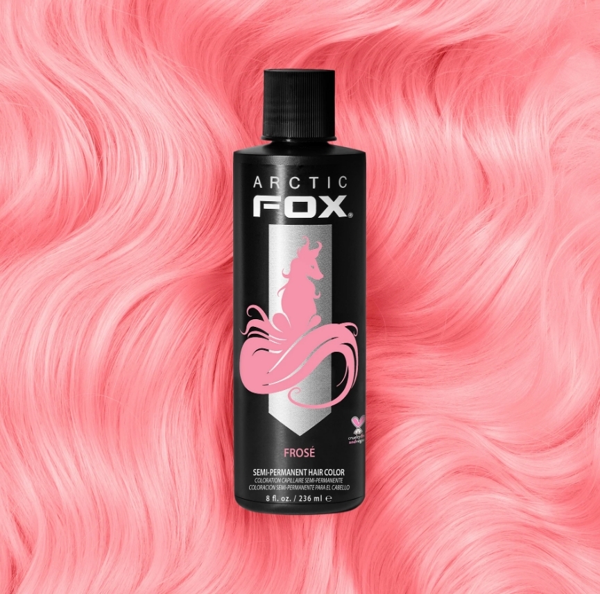 arctic fox semi-permanent hair color in frose