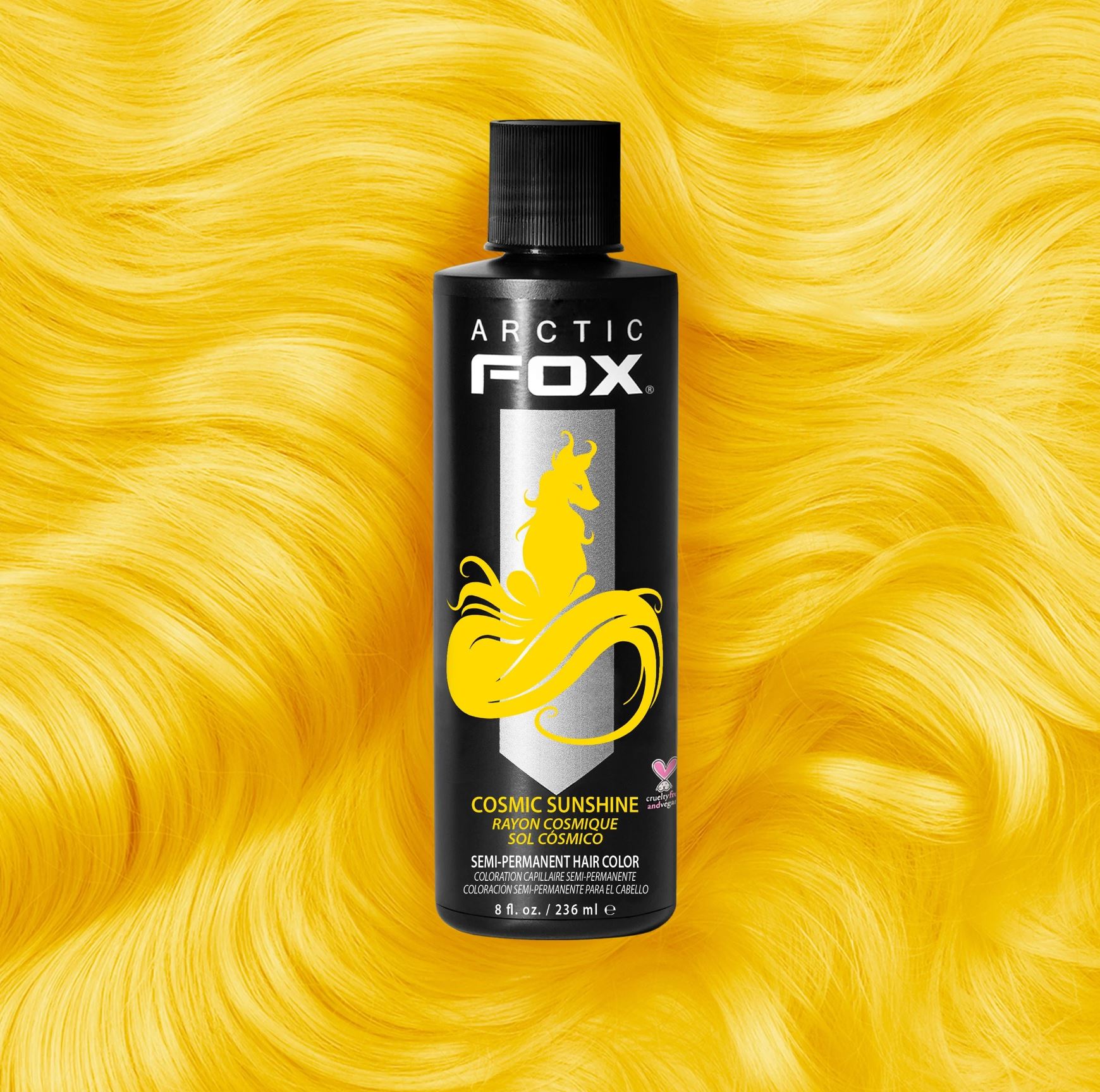 Arctic Fox Yellow Hair Color