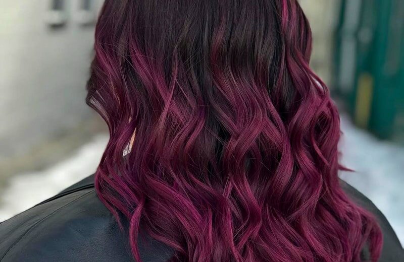 black cherry hair