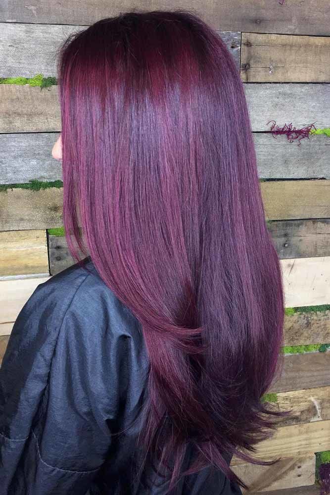 plum hair