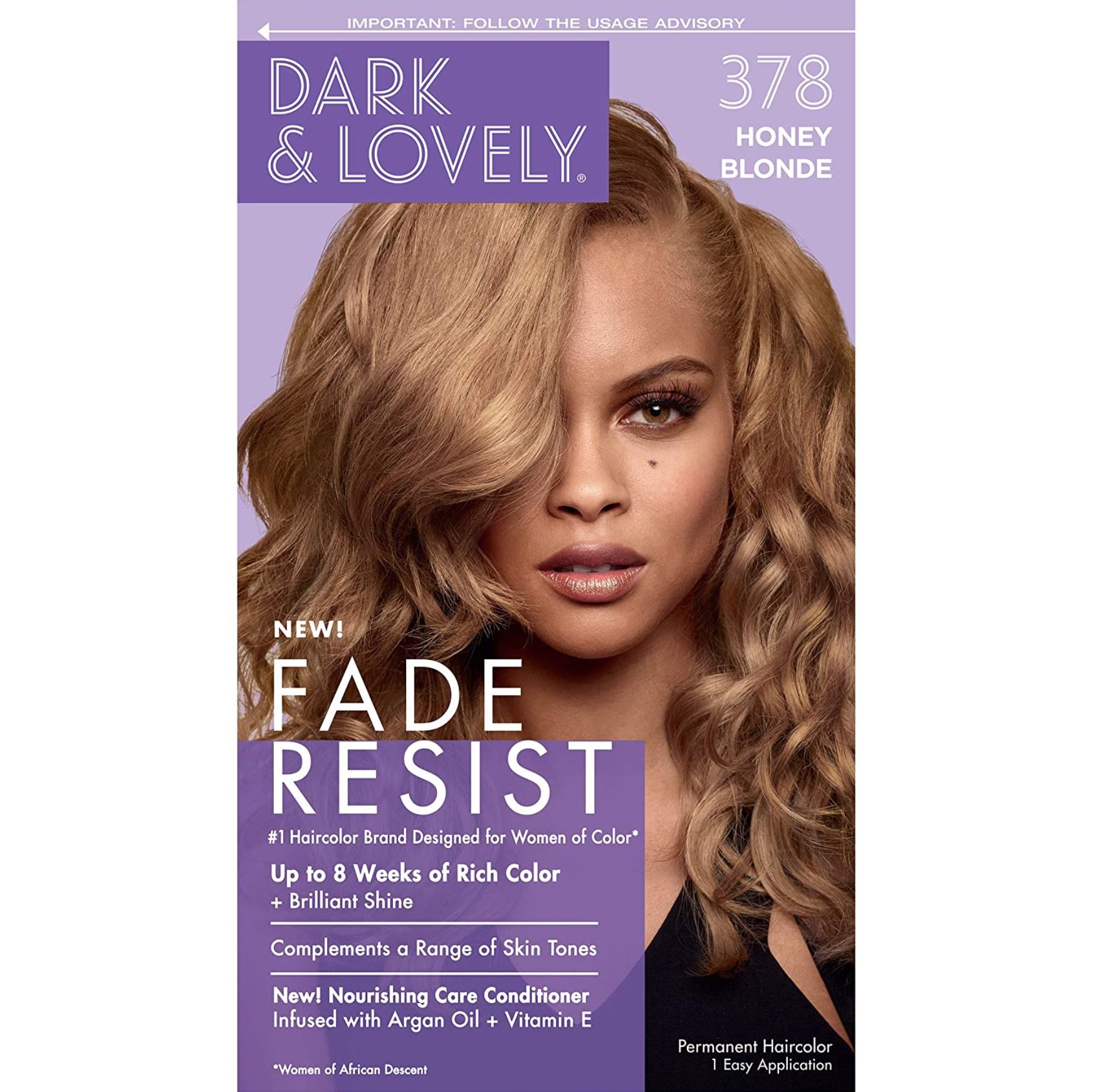 Soft-Sheen Carson Dark and Lovely Fade Resist Hair Color in Honey Blonde 378