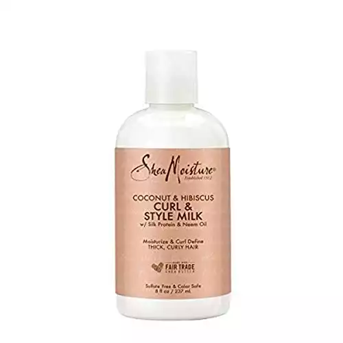 Shea Moisture Coconut & Hibiscus Curl & Style Milk | Amazon