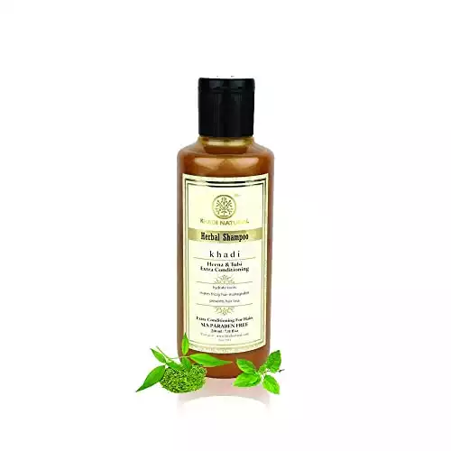 Khadi Natural Herbal Ayurvedic Henna Tulsi Conditioning Shampoo | Amazon