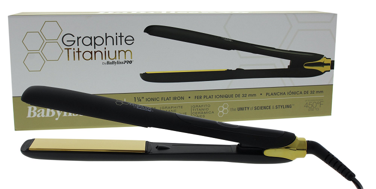 babylisspro graphite titanium ionic flat iron