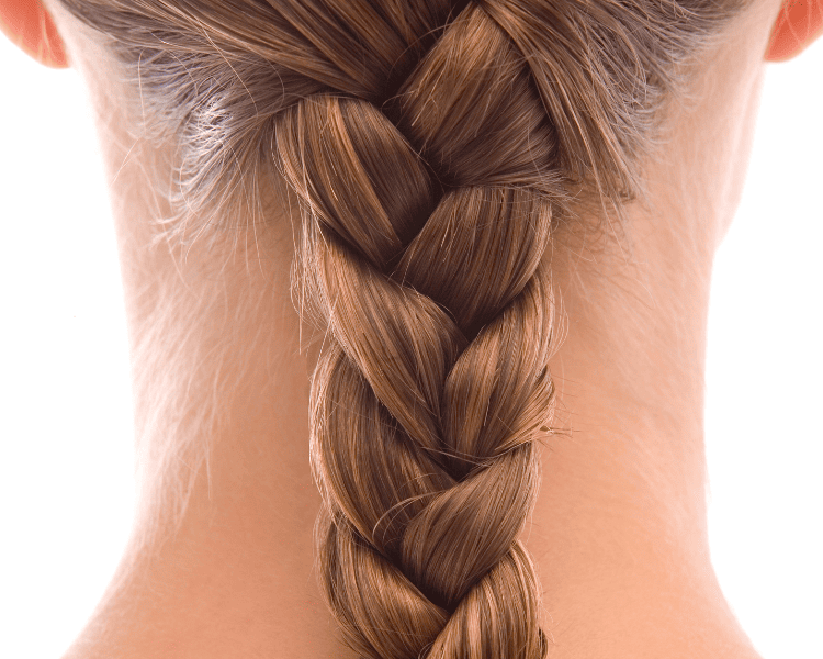 basic three-strand braid