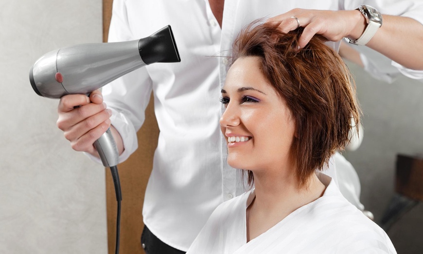 drying the hair