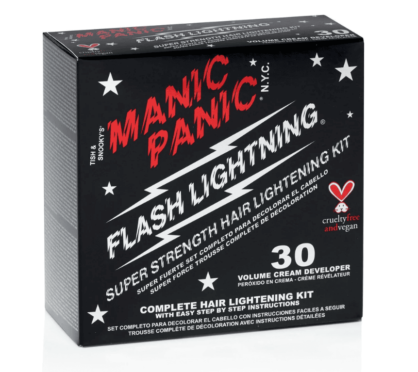 manic panic's flash lightning bleach kit