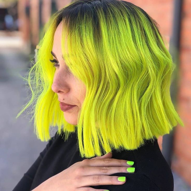 neon hair gel