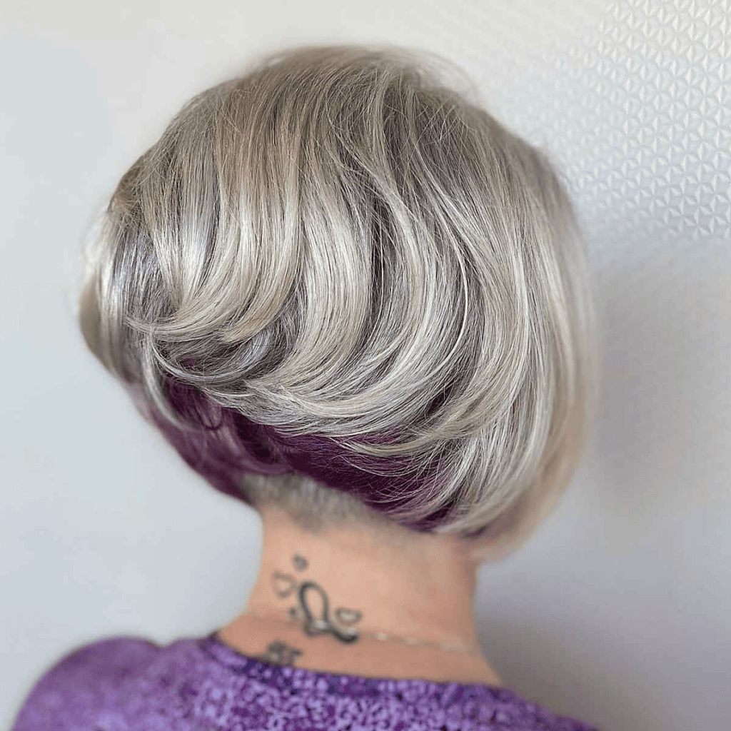 romantic bob hair