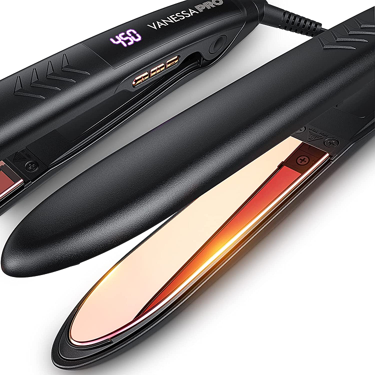 vanessa pro flat iron hair straightener