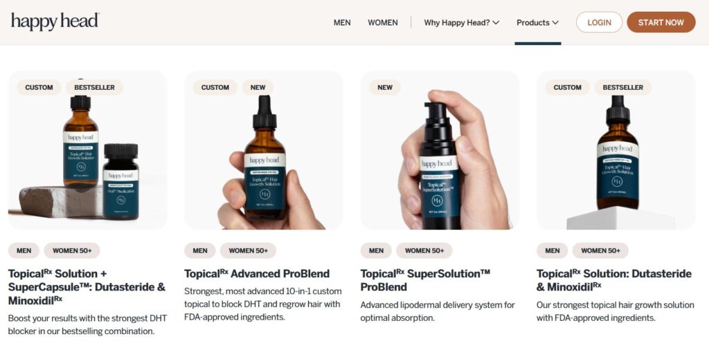 happy head hair growth products