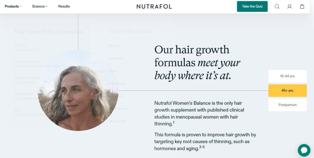 nutrafol hair growth